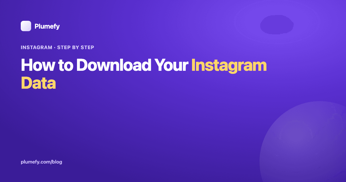 How to Download Your Instagram Data (Easy Guide) — cover image